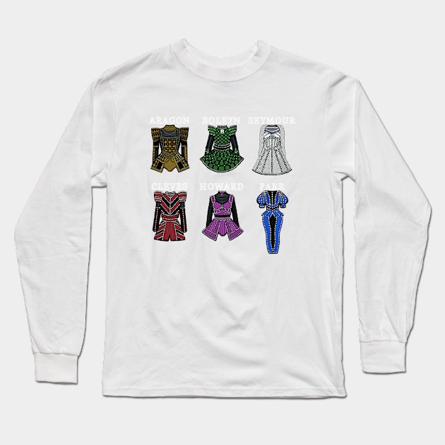 The Ex-Wives - Six the Musical Long Sleeve T-Shirt by m&a designs